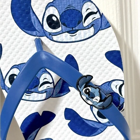Disneys : Stitch Blue Flip Flop Sandals | Size L | NWT ✨ - Picture 6 of 11